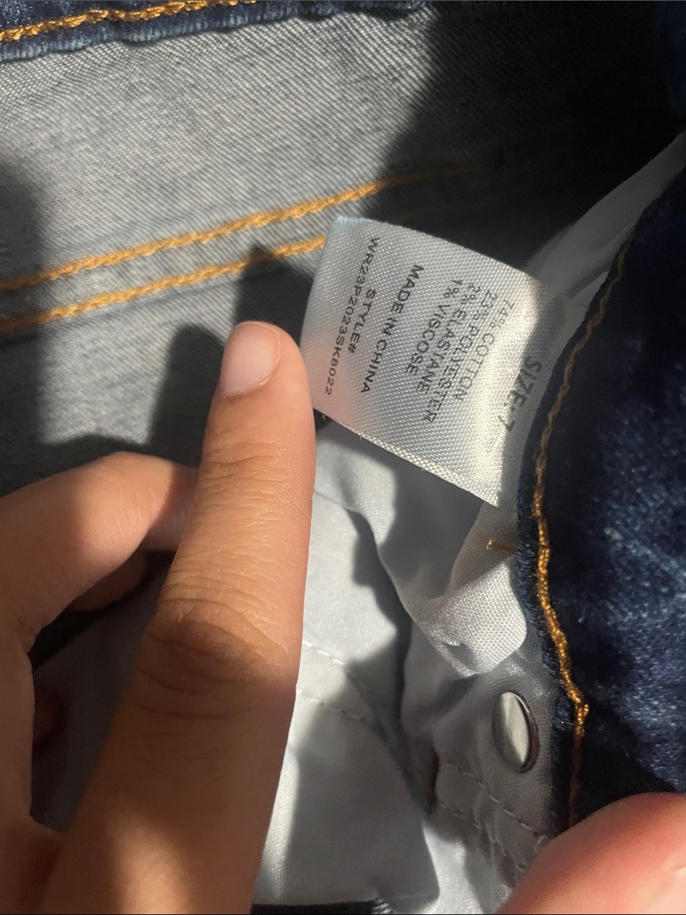 Fashion Nova Light Blue Distressed Skinny Jeans - Picture 2 of 5